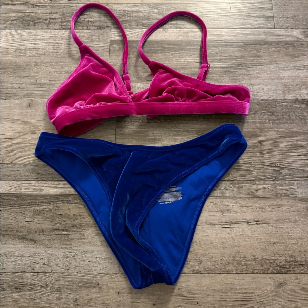 Express Fuchsia and Royal Blue Bikini